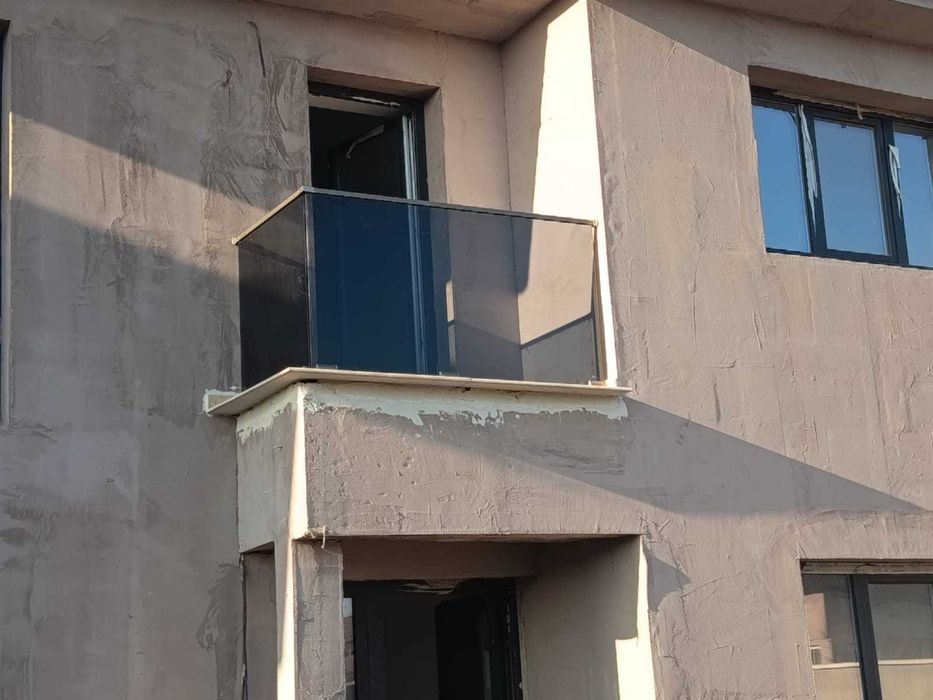 Balustrade de inox si sticla