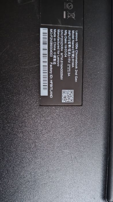 Cromebook Lenovo