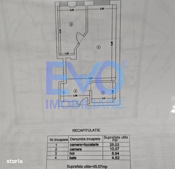 Apartament cu 2 camere, mobilat si utilat, zona Tatarasi