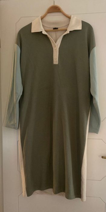 Rochie polo colorblock Gina Tricot