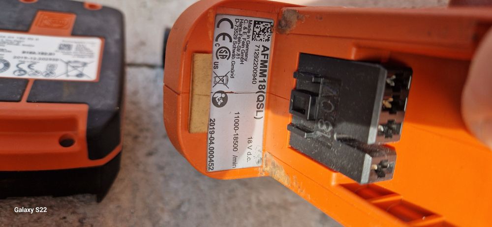 Fein ,Berner multicutter pe acumulatori