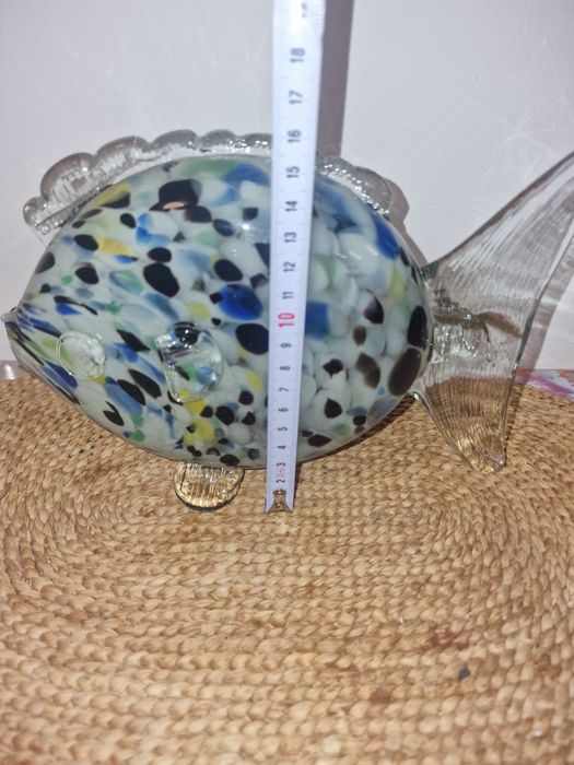 Bibelouri "Peste" din sticla Murano