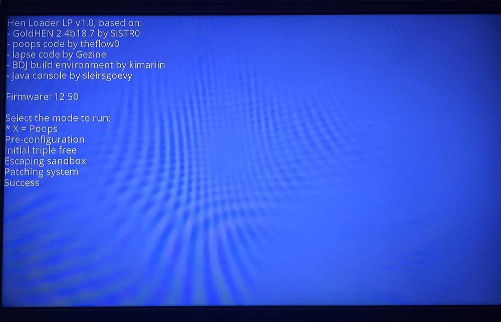 Bluray Disc Modare - PS4 9.00 - 12.52  HenLoader LP