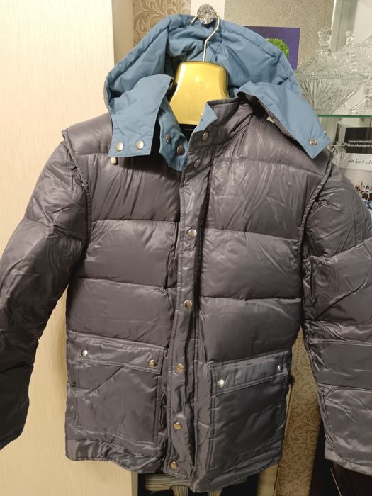 Пуховик двусторонний 46р