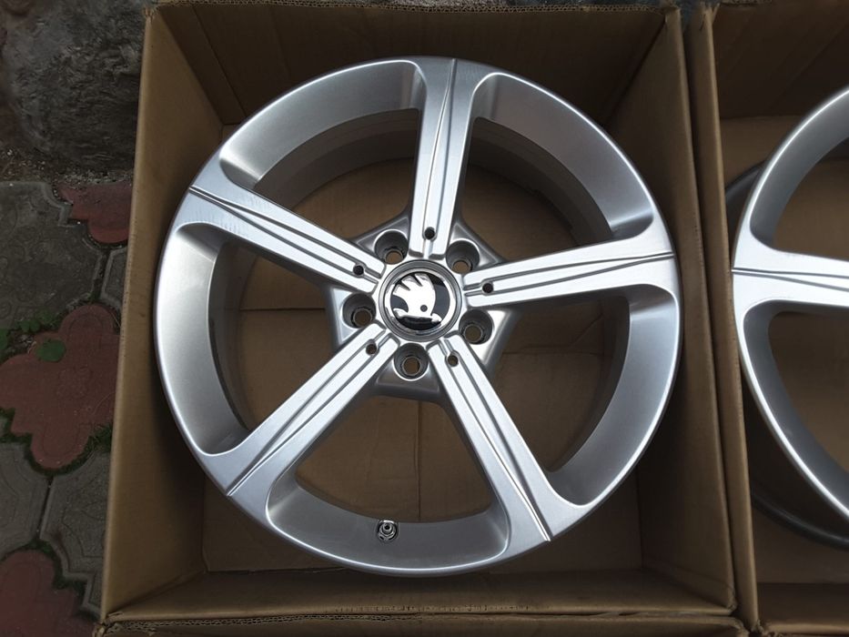 jante aliaj 17; 5x112; Skoda Octavia 2, Octavia 3, Octavia 4, Superb, Yeti