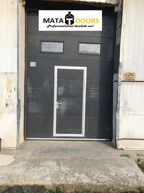 Usa L5xH2.5 gri.Usi garaj/hale/rezidentiale/industriale/sectionale