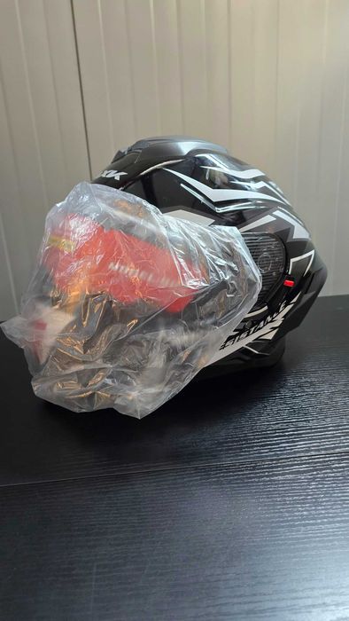 Casca Moto/Scuter Integrala FIXATO Raptor, Protectie UV, Viziera Dubla, Design Sportiv, Negru cu Gri