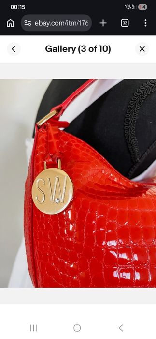 Брендовая кожаная сумка Stuart Weitzman (оригинал)