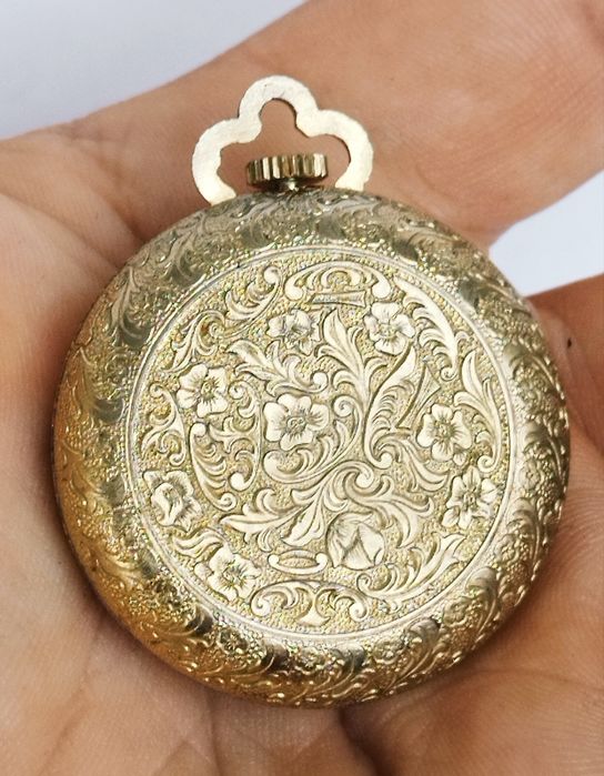 Ceas de damă Binatone pandantiv, mecanic, din oțel inoxidabil, vintage