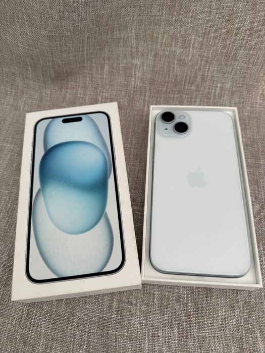 iPhone 15+, 128 gb, blue - с гаранция