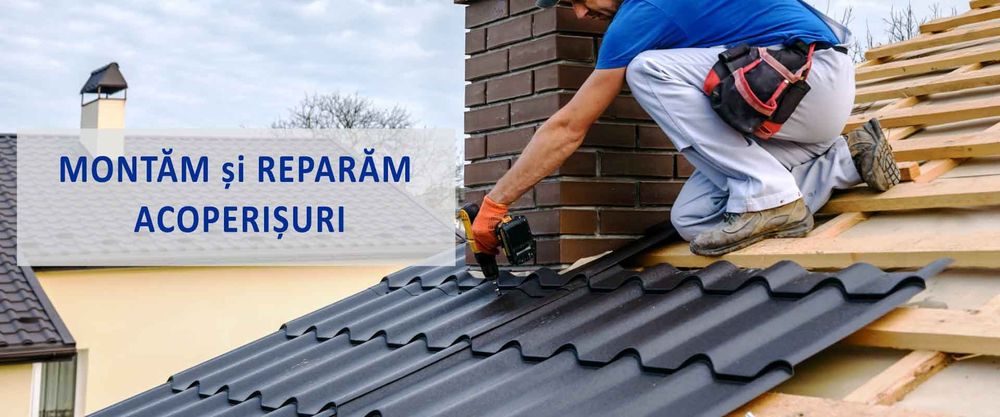 Reparatii si montaj acoperisuri/sisteme pluviale