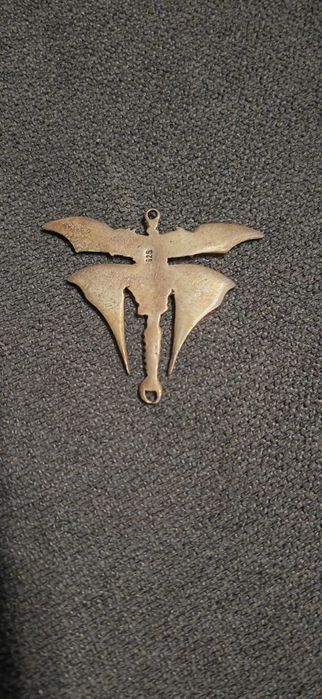 Сребърна висулка двуглав дракон