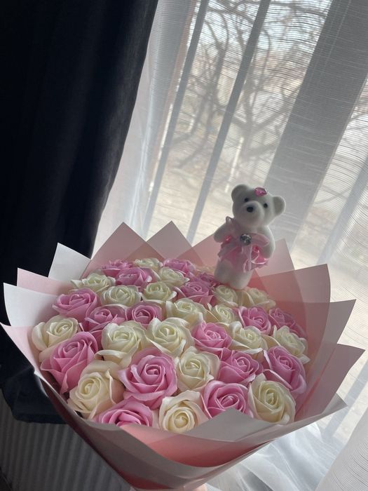 Buchete din trandafiri de săpun