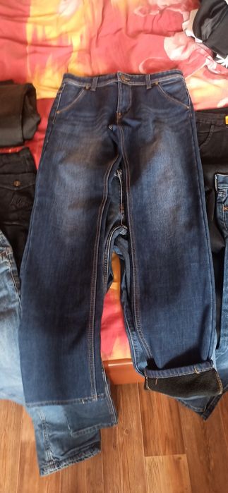 Новые джинсовые,зимние брюки