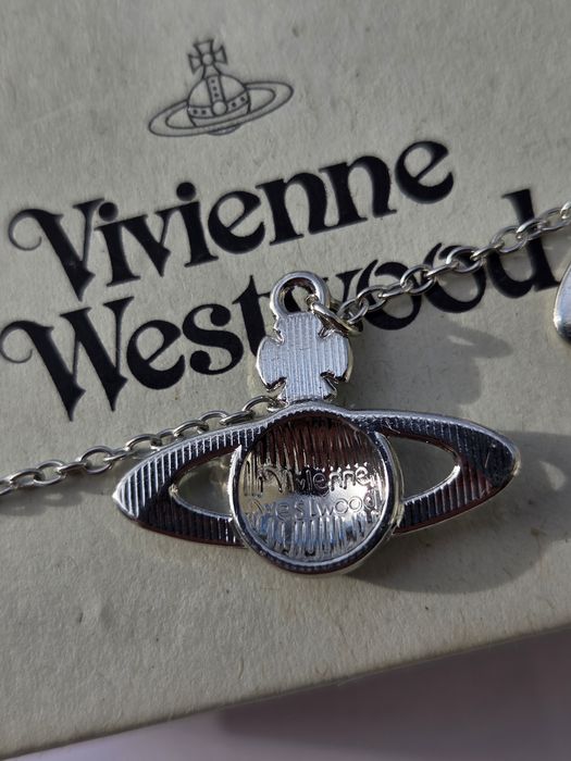 Bratara Vivienne Westwood silver pearl cu pin