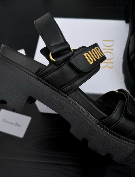 Чёрные сандалии DIOR