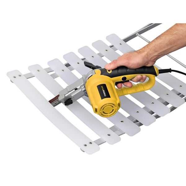 Електрическа пила - шлифовъчна машина POWX139 400W - 10 аксесоара