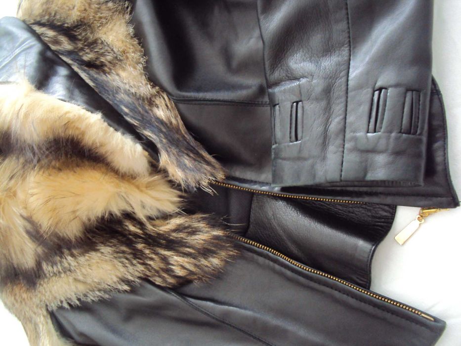 Дамско марково кожено яке Punto. Ръст С