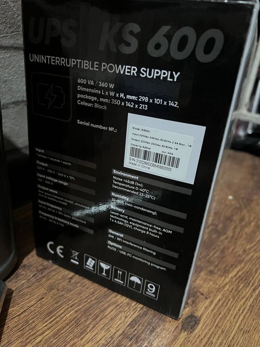 Новый ЮПС yangi ups 600