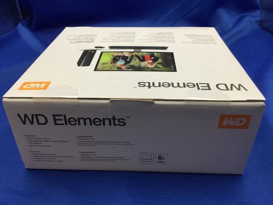 WD Elements 16TB Desktop External Hard Drive- NOU