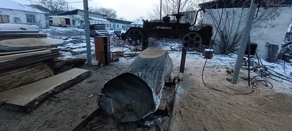 Услуги пилорамы, распил бревен, доски