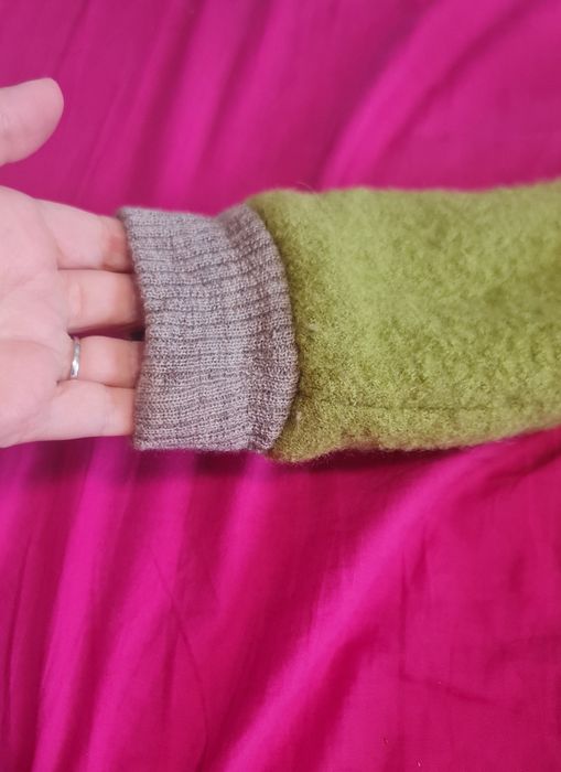 Jacheta lana fiarta dublata cu merinos 3 - 4 ani