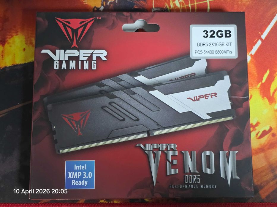 Patriot VENOM 32GB DDR5, 6800Mhz, CL34