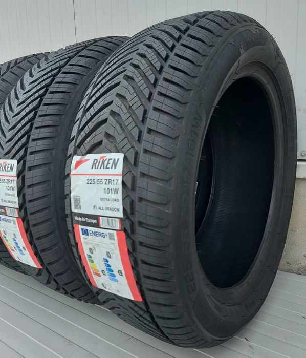 225/55 R17, 101W, RIKEN (by Michelin), Anvelope mixte M+S