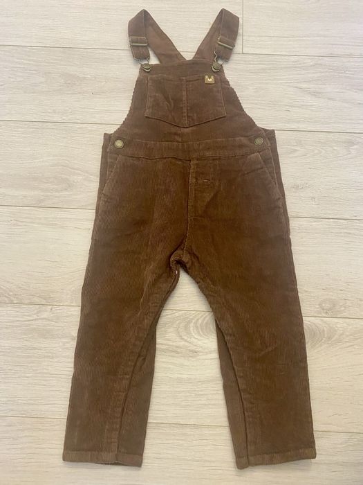 Salopeta noua raiat catifelat marimea 98