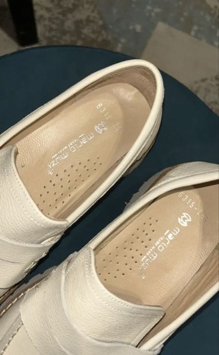 Нат кож. Туфли mario muzi