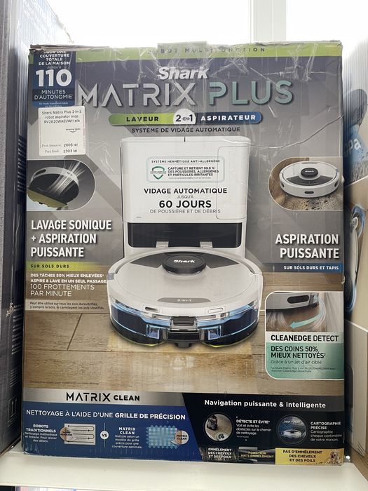 Shark Matrix Plus 2 in 1 - Robot Aspirator cu Mop