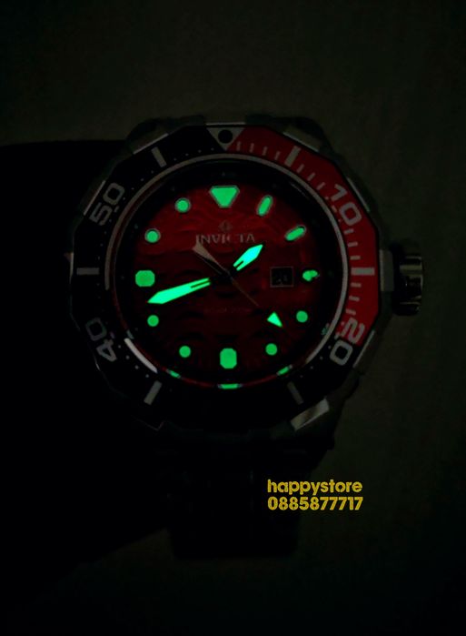 INVICTA Wave Red 52 mm, Инвикта нов ръчен часовник