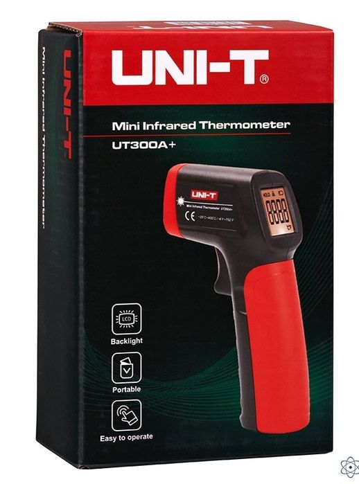 Промышленный лазерный термометр (пирометр) UNI-T UT300A+