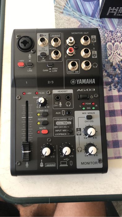 Mixer Yamaha AG03 MK2