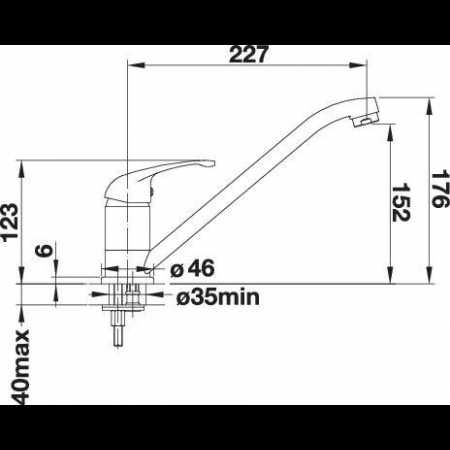 Кухонный смеситель "Blanco" для кухни