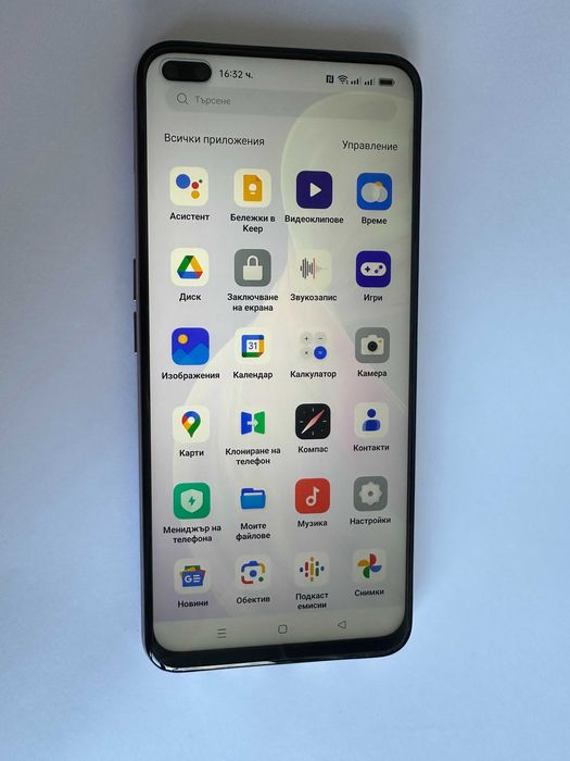 КАТО НОВ !!! Oppo Reno4 Z 5G - 128GB - Бял - Две СИМ карти - Отключен