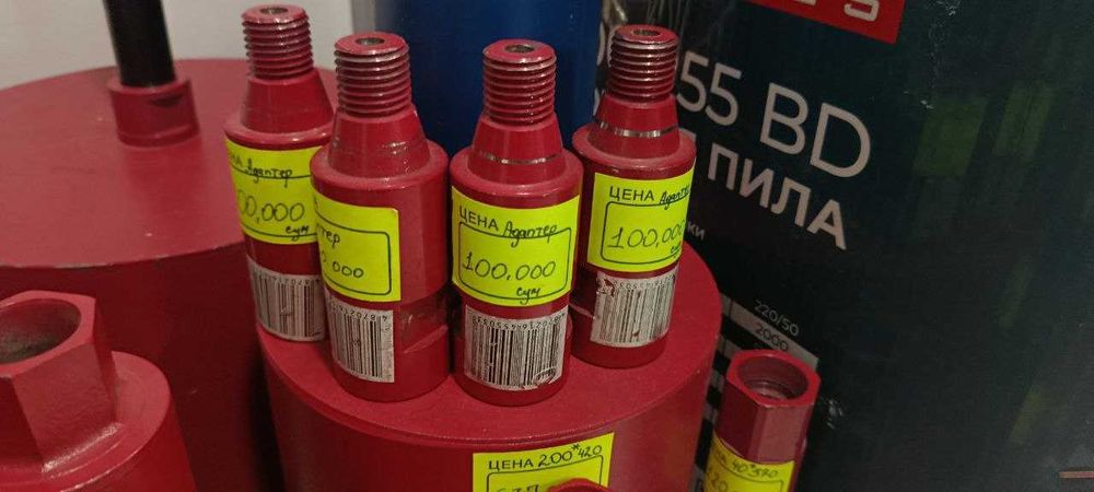 Коронки для алмазных машин и аксессуары для них.