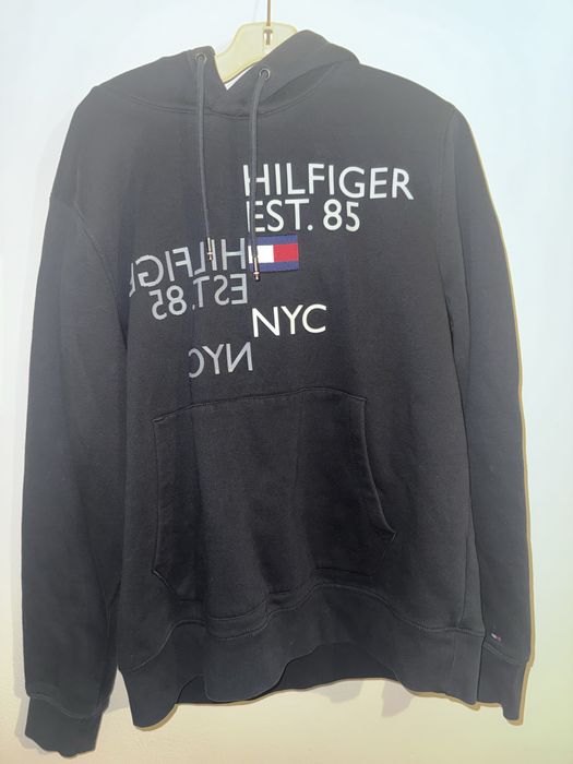 Tommy Hilfiger черен суичър с качулка – оригинален