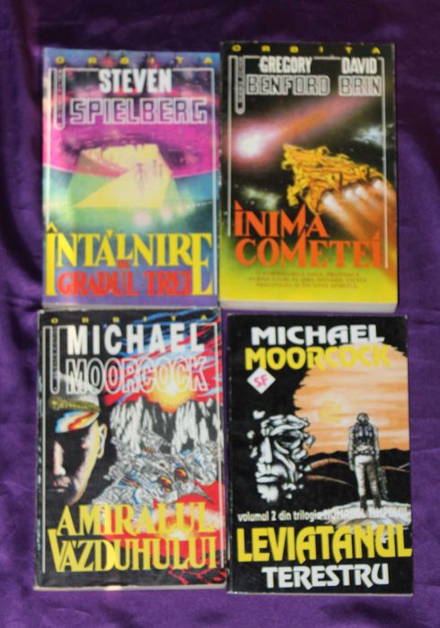 lot 36 carti sf science fiction Arthur C Clarke Orasul si stelele John Brunner Michael Moorcock Star Trek 1-6 Norman Spinrad Lorzii instrumentalitatii