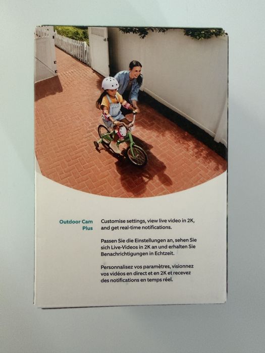 Camera de supraveghere exterior Ring Cam Plus, Wi-Fi, Negru