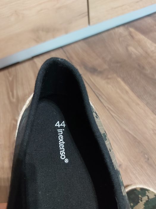 INEXTENSO espadrile barbati noi nr.44 verde (model militar)