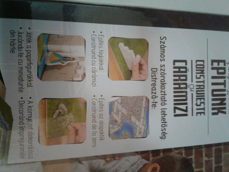 Trefl Brick Trick Castelul Dragonului Rosu, caramizi lut, nou, sigilat