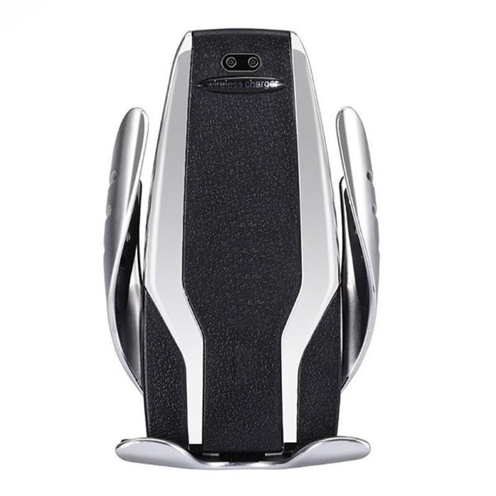 Поставка за телефон с вградено безжично зарядно за кола Smart sensor s