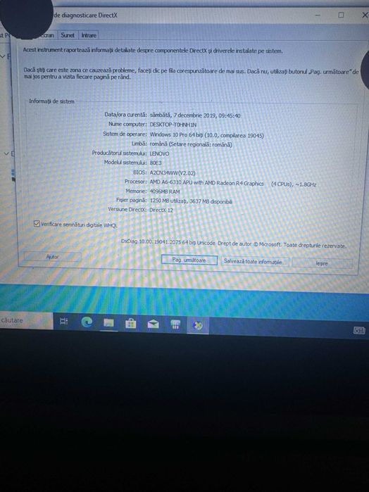 Vand laptop Lenovo G50-30 AMD Quad Core