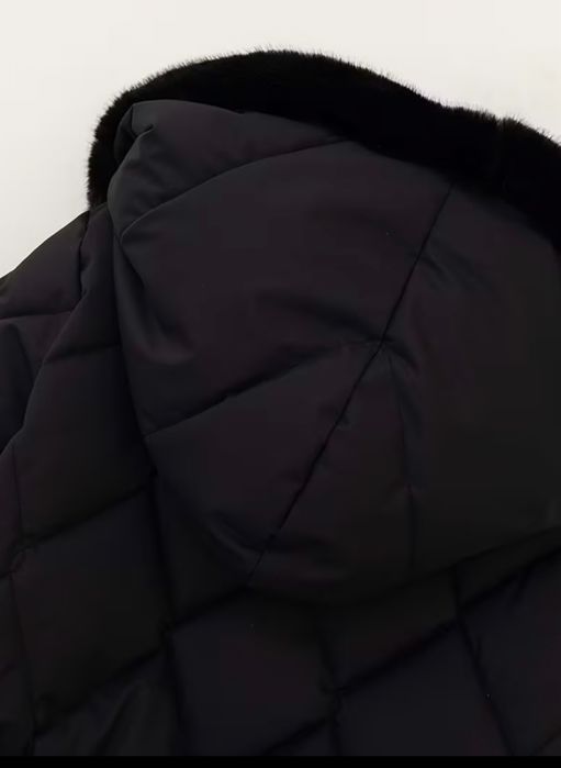 Дамско зимно яко в черно