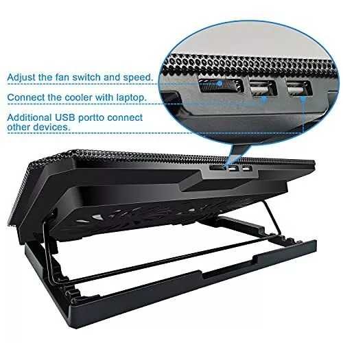 Cooler / Stand Laptop DeepCool Wind Pal FS, 15.6" – Black