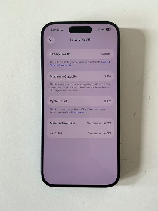 iPhone 15 Pro 128GB Blue