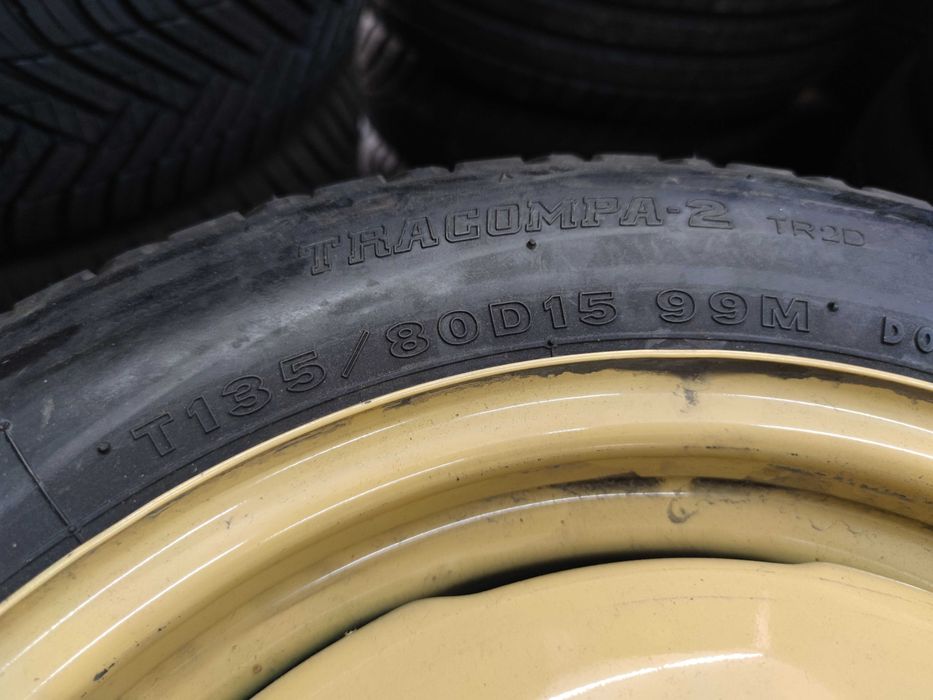 Резервна гума 15 - Toyota Yaris, Suzuki, Mazda 2, Kia, Hyundai