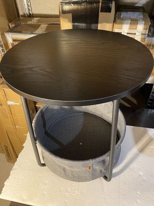 Кръгла странична масичка VASAGLE