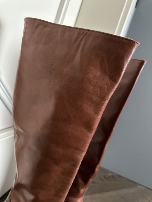 Сапоги кожаные Massimo Dutti 38 размер